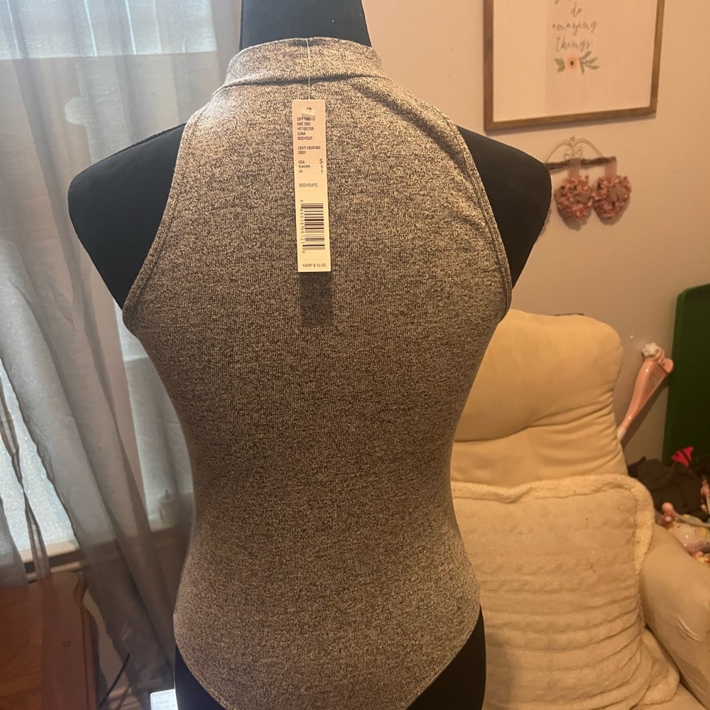 GIANNI BINI MOCK NECK BODYSUIT NWT - Picture 3 of 6